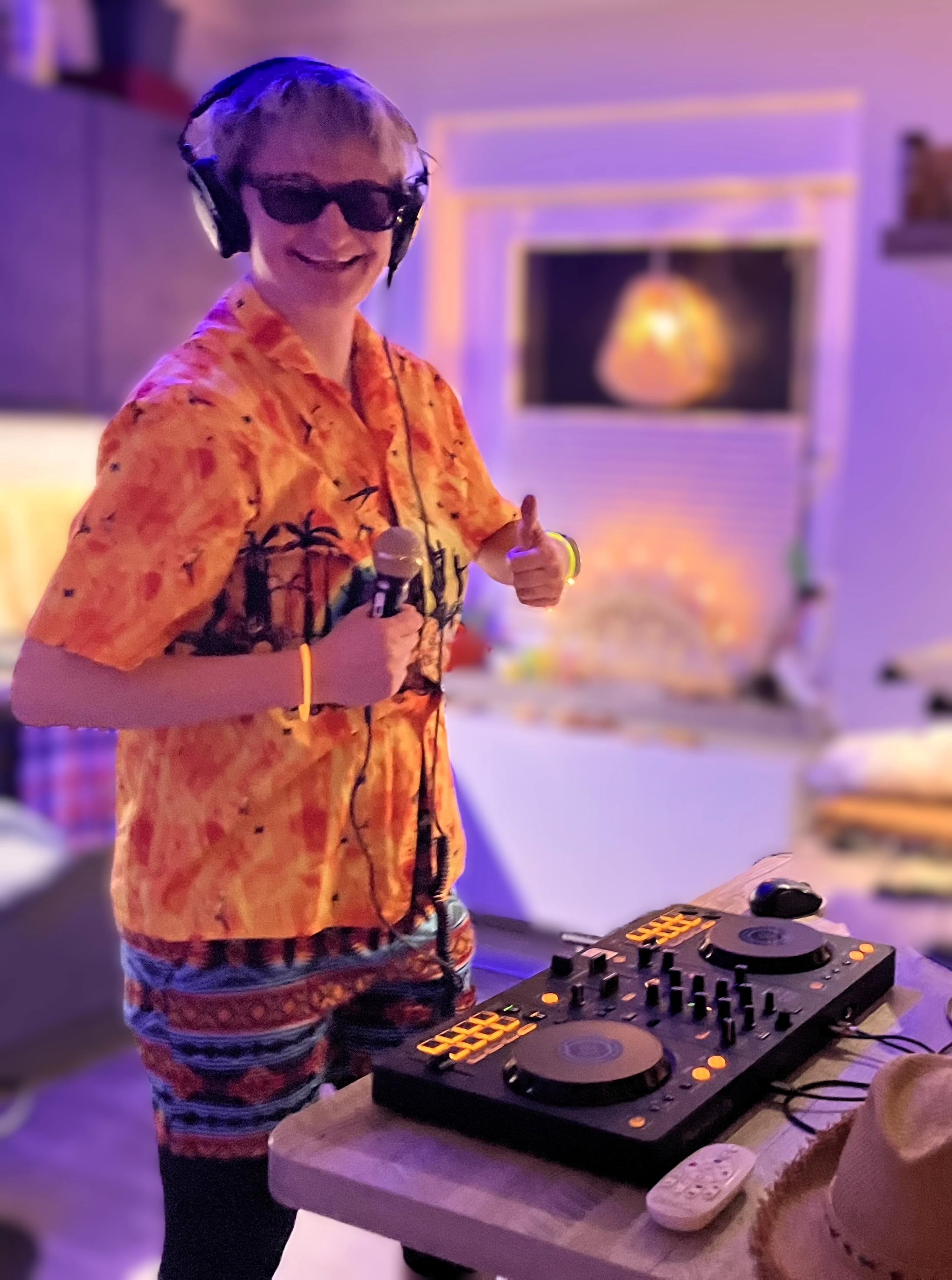 DJ KasCat am Mischpult